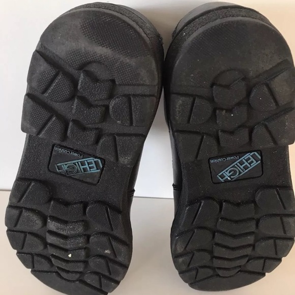 LeHigh pwr cushion stl toe size 8W black leather - Picture 7 of 8